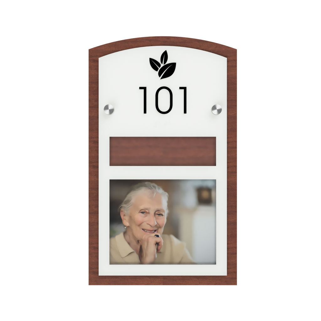 Room Number C, Customizable 1 Line Text, 11.75″ x 7″, ADA, Laminate, Nora Series