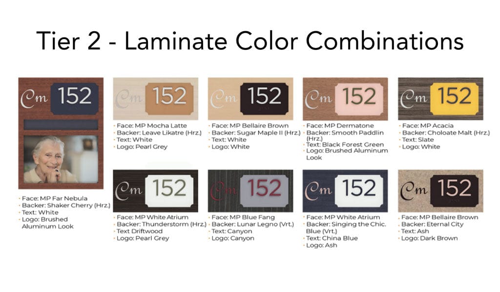 Harper Laine Shop Tier 2 - Laminate California Restroom A, Men’s Door Sign, 12″ x 10.4″, Laminate, Hazel Series