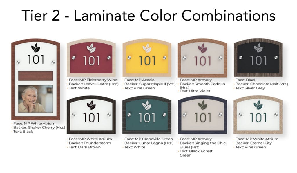 Harper Laine Shop Tier 2 - Laminate California Restroom A, Men’s Door Sign, 12″ x 10.4″, Laminate, Nora Series