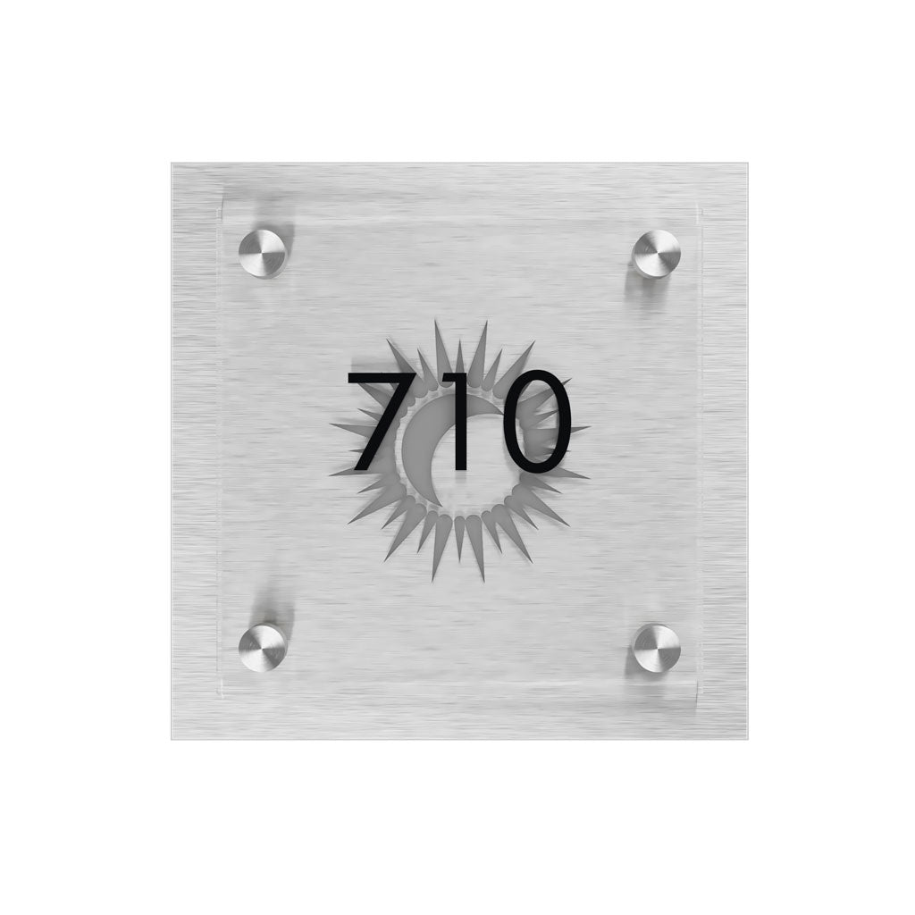 Room Number A, Customizable 1 Line Text Sign, 6″ x 6″, ADA, Laminate, Della Series