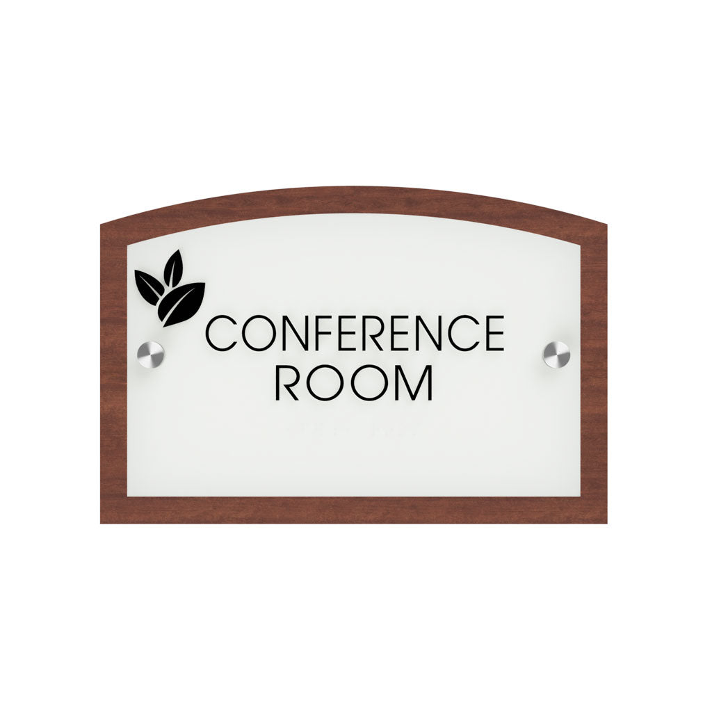 Room ID A Sign, Customizable 1 Line Text, 6″ x 9″, ADA, Laminate, Nora Series