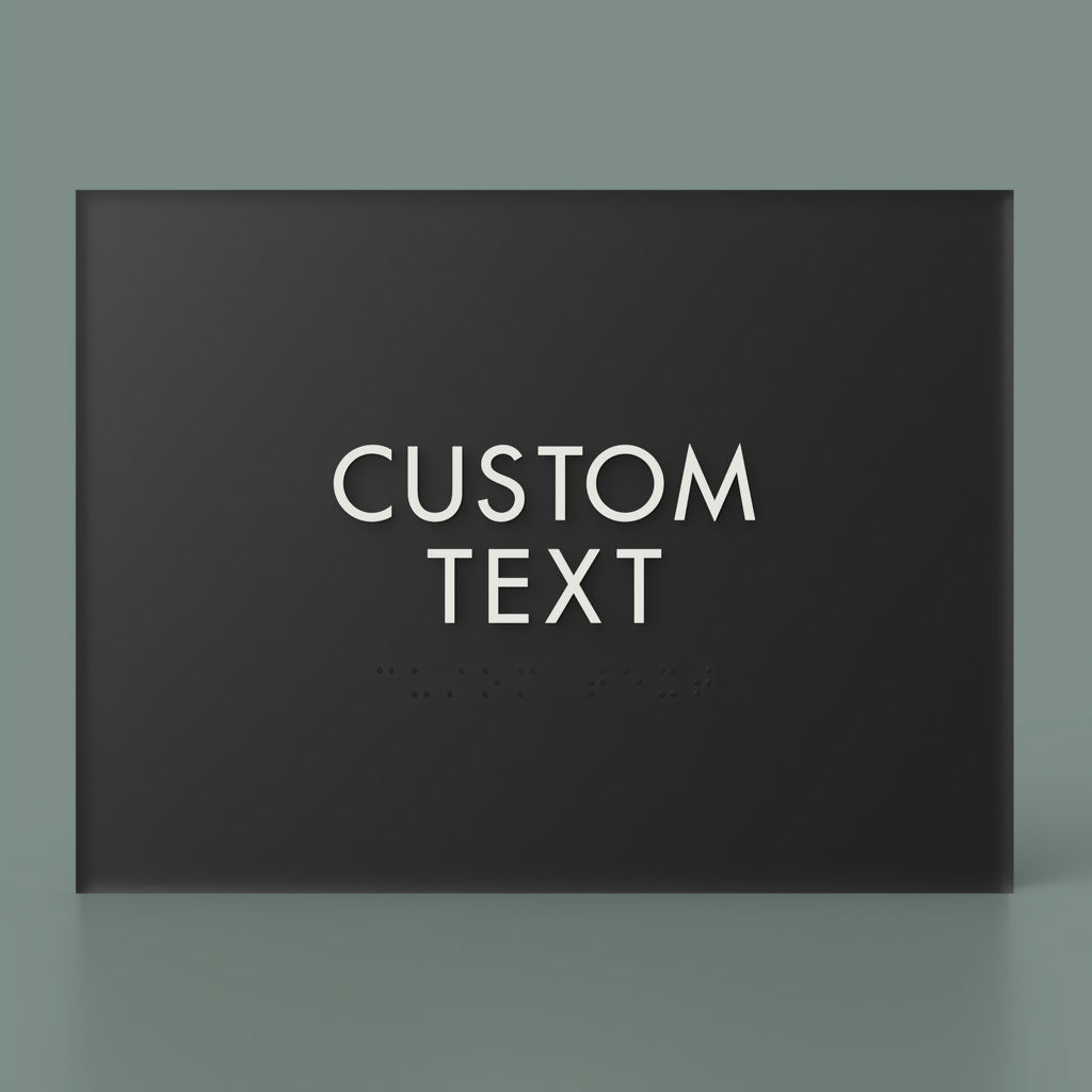 Room ID C, Customizable 3 Line Text, 8″ x 6″, ADA, Reese Series