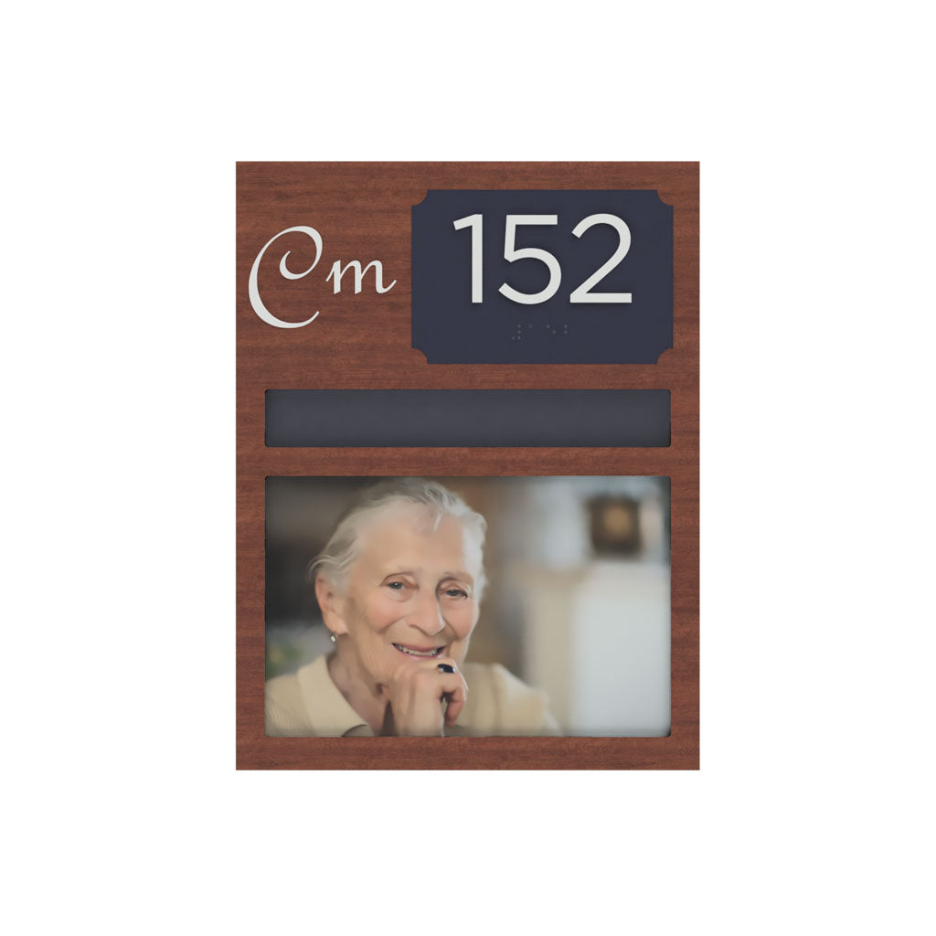 Room Number C, Customizable 1 Line Text, 10.5″ x 8″, ADA, Laminate, Hazel Series