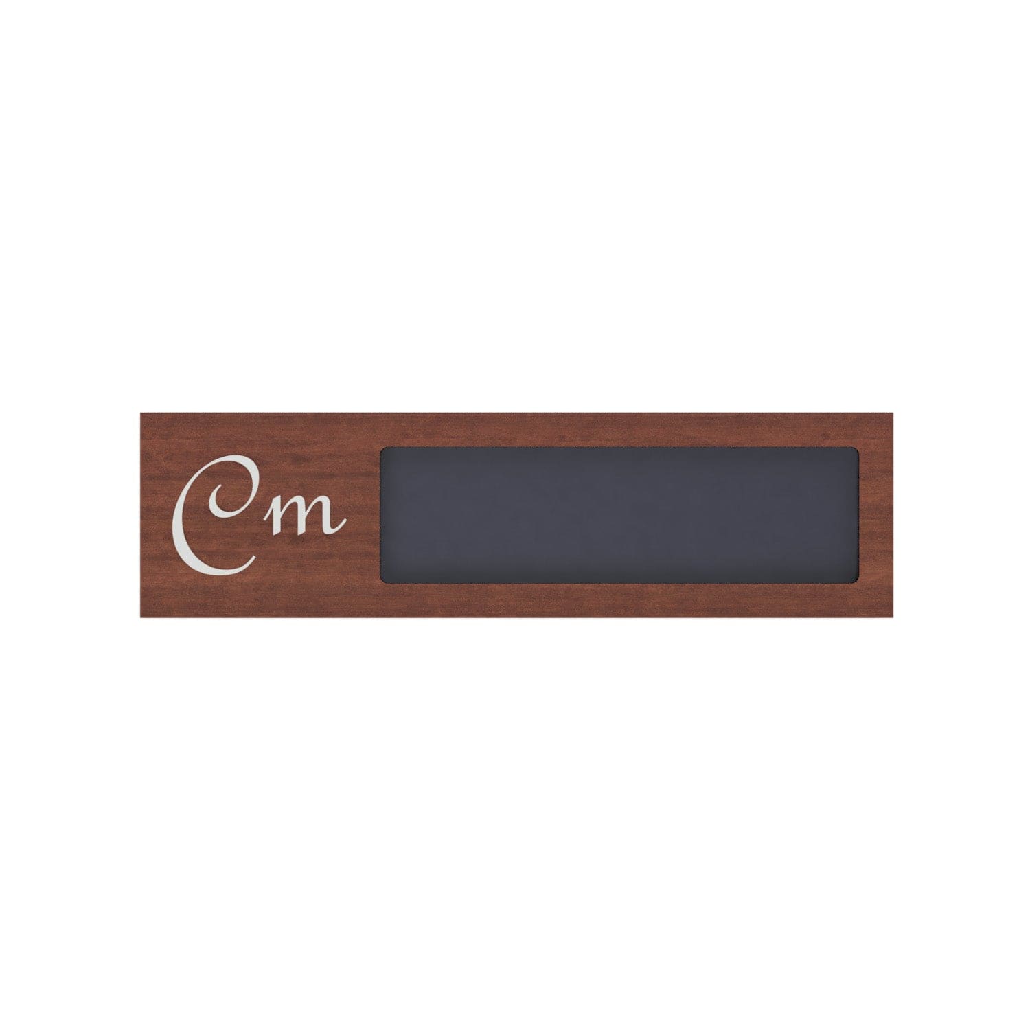 Harper Laine Shop Tier 1 - Acrylic Cubicle Name Plate B, 11″ x 3″, Acrylic, Hazel Series 